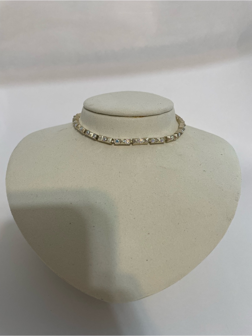 Kendra Scott Gold Crystal Choker Necklace